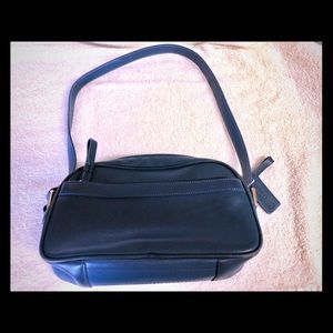 COACH BLUE SMALL SHOULDER HANDBAG